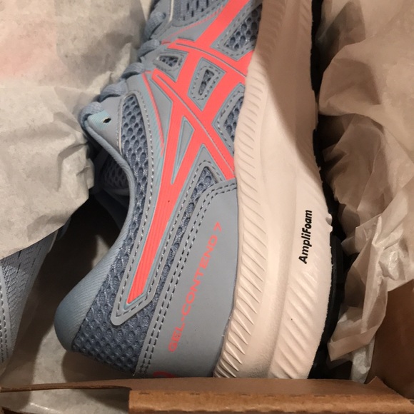 NWT ASICS GEL CONTEND 7 women’s 6 wide athletic tennis comfort casual walk shoe - Picture 11 of 12